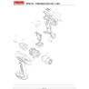 Maktec Spare Parts for Cordless Drill MT071E