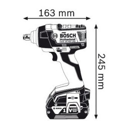 Impact Wrench Bosch GDS 18 V-EC 250