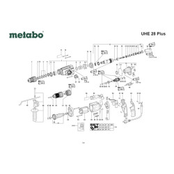 Metabo Spare Parts for Rotary Hammer UHE 28 Plus