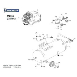 Ricambi Michelin per Compressore MB50 - GM 142