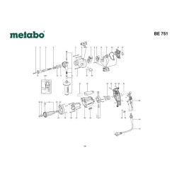 Metabo Spare Parts for Percussion Drill BE 75-16/BE 751
