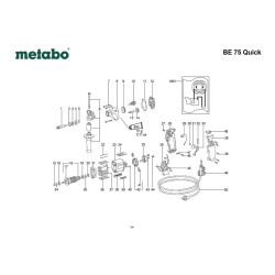 Metabo Spare Parts for Percussion Drill BE 75 Quick