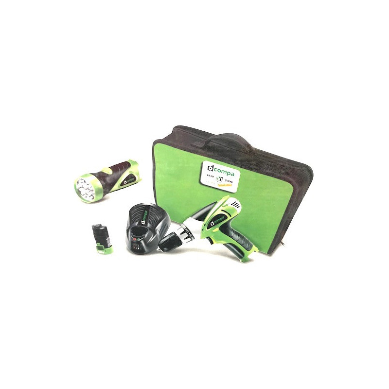 Compa  Screwdriver 12V kit with Torch
