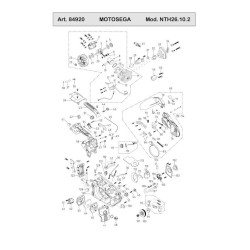 Ama Spare Parts for Chainsaw NTH 26.10.2