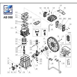FIAC Spare Parts for Pumping Unit AB 998