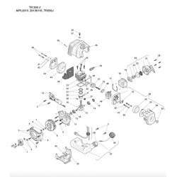 Alpina Spare Parts for Brushcutter TR 250 J