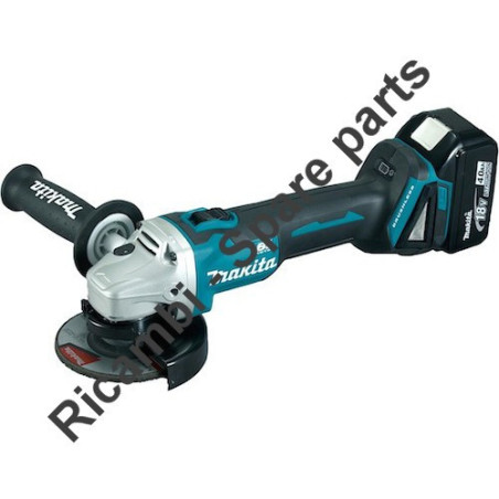 Makita Spare Parts for Cordless Angle Grinder DGA456RTJ