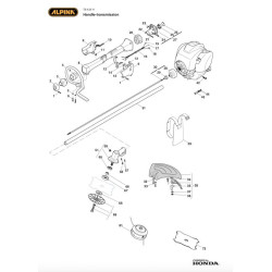 Ricambi Alpina per Decespugliatore TB 435 H
