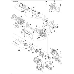 Ricambi Makita per Seghetto Diritto a Batteria DJR360ZK