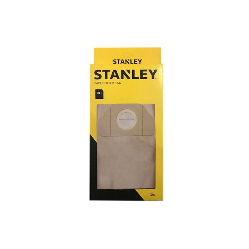 Paper Filter Bag (Q.ty 5) for Vacuum Cleaner Stanley SXVC30XTDE