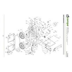Ricambi Compa-OMS per Sega a Nastro per Legno BS1400 80/200