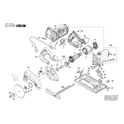 Ricambi Bosch per la Sega Circolare PKS 40 - 3603CC5000
