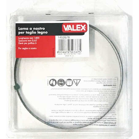 Wood Cutting Blade 1400x6x0.65 for Wood Band Saw Valex SN209