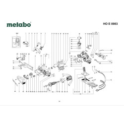 Metabo Spare Parts for Planer HO E 0983