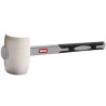 White Rubber Mallet Fiber Handle 500g
