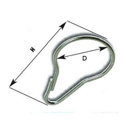 Metal Hook for Shower Curtain