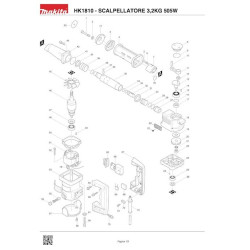 Ricambi Makita per Scalpellatore HK1810