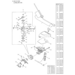 Maruyama Parts for Chainsaw MCV3100S