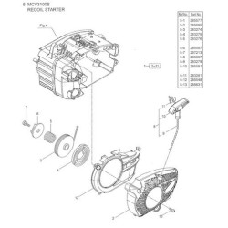 Maruyama Parts for Chainsaw MCV3100S