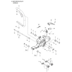Maruyama Parts for Chainsaw MCV3501S(16)-01
