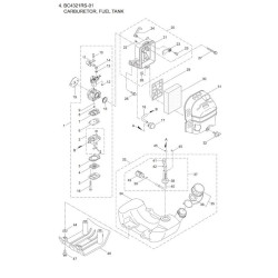 Maruyama Parts for Brushcutter BC4321RS-01
