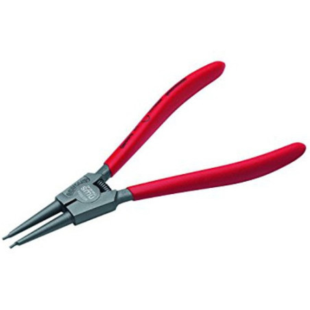 Pliers for external circlips Straight jaws 225 mm