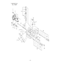 Maruyama Parts for Chainsaw MCV331(14)