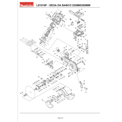 Makita Spare Parts for Bench Saw LS1016F