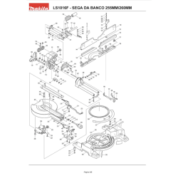 Makita Spare Parts for Bench Saw LS1016F