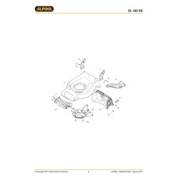 Alpina Spare Parts for Lawn Mower BL 460 SB