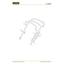 Ricambi Alpina per Rasaerba a Scoppio BL 460 SB