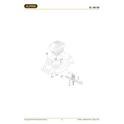 Alpina Spare Parts for Lawn Mower BL 460 SB