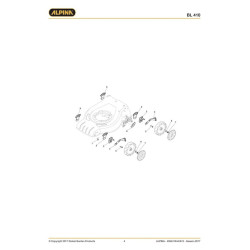 Alpina Spare Parts for Lawn Mower BL 410