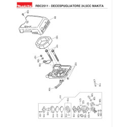 Ricambi Makita per Decespugliatore RBC2511