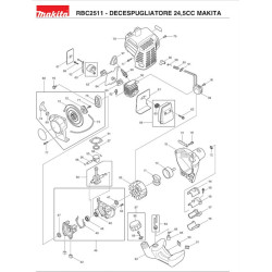 Ricambi Makita per Decespugliatore RBC2511