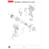 Makita Spare Parts for Cordless Drill DDF456RMJ