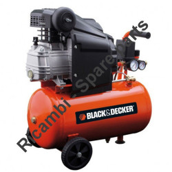 Black & Decker Spare Parts for Air Compressor PRATIKO 24