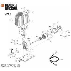 Ricambi Black & Decker per Compressore CPS 3