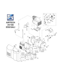 Ricambi Fiac per Compressore AIRTECH 24-100 E-S