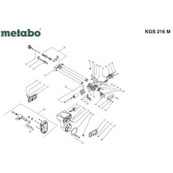 Ricambi Metabo per Troncatrice KGS 216 M/0102160400 10