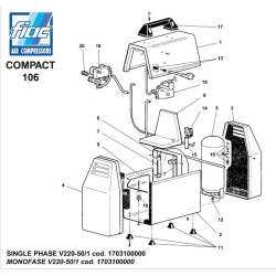 Ricambi Fiac per Compressore Compact 106