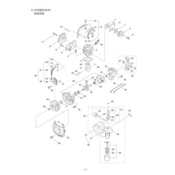 Maruyama Parts for Hedge Cutter HT230D-R-01