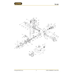 Alpina Spare Parts for Brushcutter TB 420