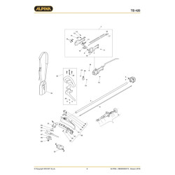 Ricambi Alpina per Decespugliatore TB 420