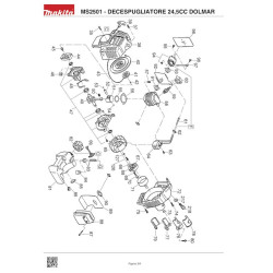 Ricambi Dolmar per Decespugliatore MS2501