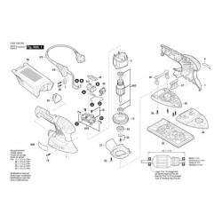 Bosch Spare Parts for Orbital Sander PSM 200 AES