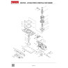 Makita Spare Parts for Orbital Sander BO3700