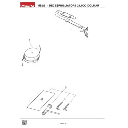 Dolmar Spare Parts for Brushcutter MS221