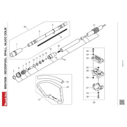 Makita Spare Parts for Brusch Cutter MS5700B