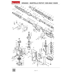 Makita Spare Parts for Rotary Hammer HR4000C